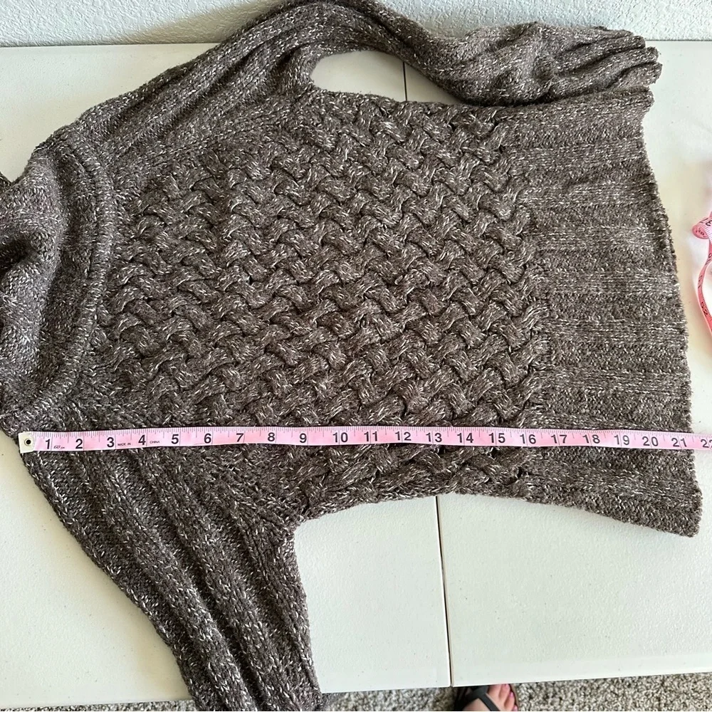Alpine Design Brown Sweater - Women’s M wool blend